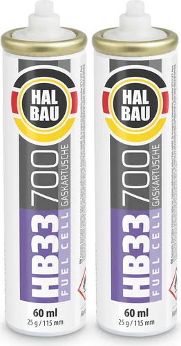 Ersatzkartusche für Nagler HALBAU HB33, 56ml - Tacker-Ersatzkartusche für effizientes Arbeiten mit bis zu 1100 Schüssen, ideal für Holzbefestigungen bei Temperaturen von -5°C bis +35°C.