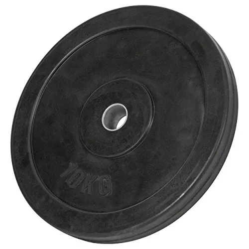 Sport-Tec Hantelscheibe mit Gummiüberzug, Hantel, Gewichte, Stück: 10 kg