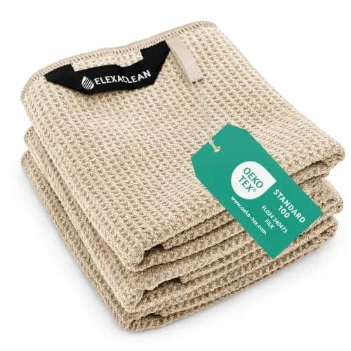 Geschirrtücher Beige von ELEXACLEAN