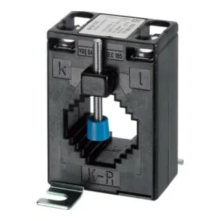 Hager SRA02505 Wandler 250/5 2,5VA Kl. 1 - Magnetband: Robuster Durchsteckstromwandler für Sammelschienensysteme mit schlagfestem Kunststoffgehäuse und hoher Genauigkeit (Klasse 1), ideal für sichere Strommessungen.