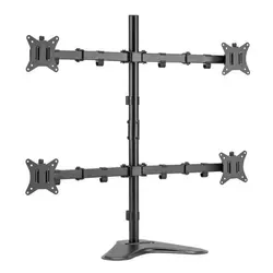 equip Befestigungskit für Vierfach-Bildschirm - neigbar - Multimedia - Neigbarer Montagearm für bis zu 4 LCD-Anzeigen, ideal für ergonomisches Arbeiten und Platzersparnis am Schreibtisch.