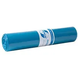 DEISS LDPE Premium Müllsäcke 120 L Blau PE (Polyethylen) 55 Mikron 25 Stück
