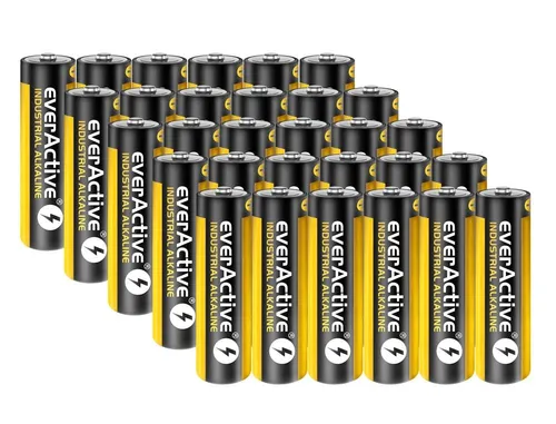 Everactive Industrial AA Mignon Batterien 2700 mAh 1,5 V HR06 Alkaline 30 x