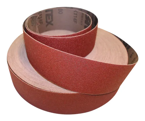 VSM Schleifgewebe 115 mm K400 Sparrolle 50m - Schleifrollen, langlebiges Schleifgewebe für effizientes Schleifen von Holz und Metall, ideal für Profis und Heimwerker.