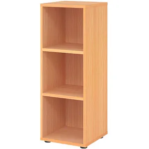 HAMMERBACHER Aktenregal 934RE - Praktisches Büromöbel - Büromöbel mit 2 Fachböden, werkzeugloser Montage dank Threespine®-Klicksystem, ideal für Akten und Bücher, FSC®-zertifiziert für nachhaltige Forstwirtschaft.
