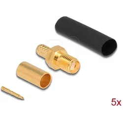DELOCK 90045 - RP-SMA Buchse zum Crimpen LMR200