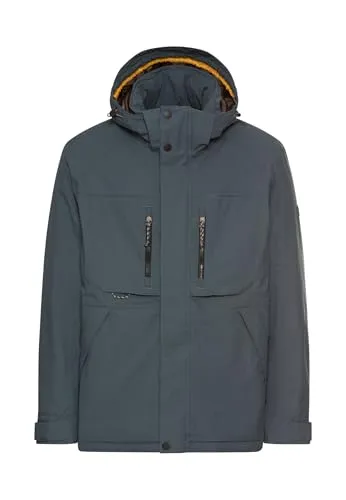 Camel Active Herren Jacke 420064-6N07 - Größe 58, tinted blue - Funktionsjacke für Outdoor-Aktivitäten, bietet Schutz vor wechselhaftem Wetter und kombiniert Stil mit Praktikabilität. Verstellbare Kapuze und zahlreiche Taschen für Komfort und Stauraum.