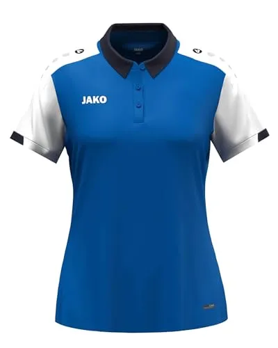 JAKO Damen Polo Dynamic - Poloshirt für aktive Frauen, mit Keep Dry-Technologie für trockenen Komfort und aus 100% recyceltem Polyester für umweltbewussten Stil.