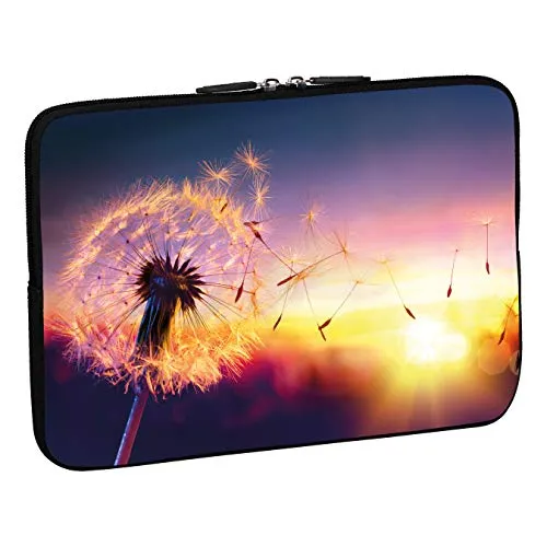 PEDEA Design Schutzhülle Notebook Tasche bis 15,6 Zoll (39,6cm), Dandelion