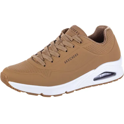 Skechers UNO Sneaker Herren – Tan Durabuck, Größe 41 1/2 von Skechers