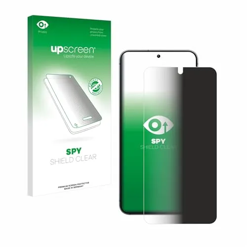 upscreen Anti-Spy Blickschutzfolie für Samsung Galaxy S24 / S25 Made in Germany, Privacy Screen Displayschutz-Folie [Sichtschutz, Blaulichtfilter]