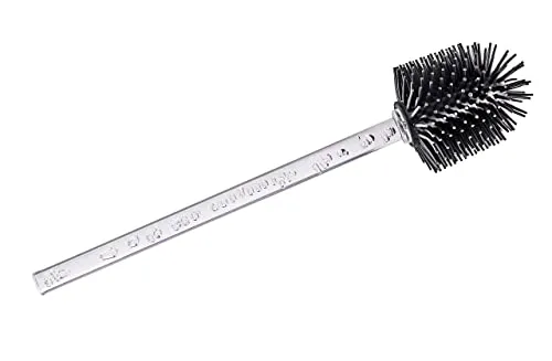 WENKO Silikon WC-Ersatzbürste mit Bubblestiel in schwarz von WENKO