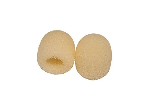 5er Set deetech WS-22s Headset Windschutz/Popschutz Ø 10-12 mm - Hautfarbe