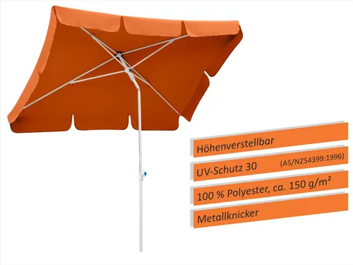 Schneider Sonnenschirm Ibiza, terracotta, 180 x 120 cm