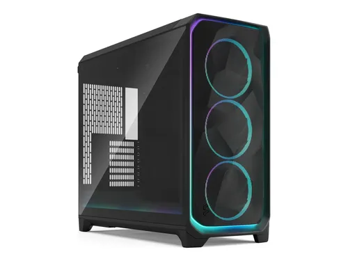 Fractal Meshify 3 XL Ambience Pro RGB Light Tint Black - PC Gehäuse mit RGB-Beleuchtung und optimalem Airflow für leistungsstarke Gaming-Setups und individuelle Anpassungsmöglichkeiten.