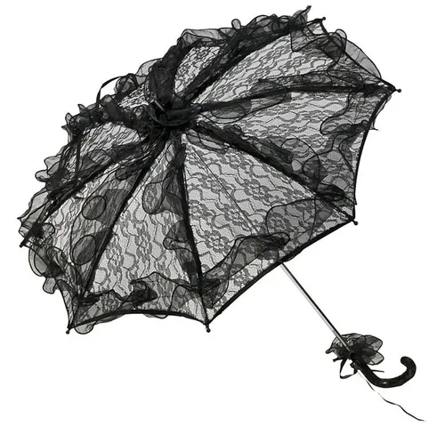 von Lilienfeld Hochzeitsschirm Madeleine - Eleganter Stockschirm für die Braut, aus feinem Spitzenstoff gefertigt, der Charme und Stil auf Hochzeitsfotos hervorhebt. Ein perfektes Accessoire für unvergessliche Momente.