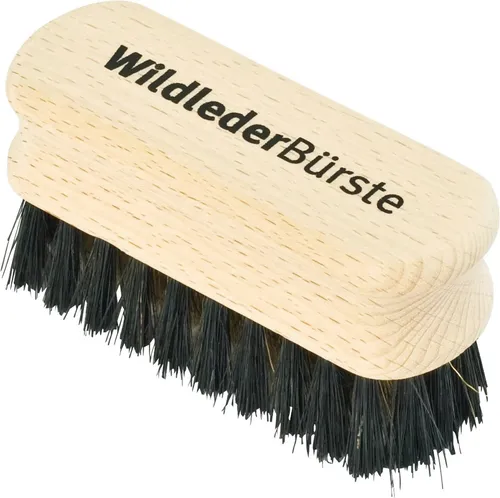 Bürstenhaus Redecker Reinigungsbürste Wildlederbürste, Messing mit Borstenrand
