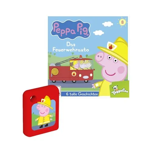Galakto Audio-Token: Peppa Pig - Folge 8: Das Feuerwehrauto, Hörspiel für Kinder ab 3 Jahre, Spielzeit ca. 36 Minuten