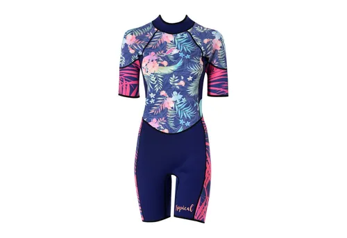 F2 Damen Neopren Anzug Kurz Tropical Shorty 2,5 mm M Multicolor 2024/25