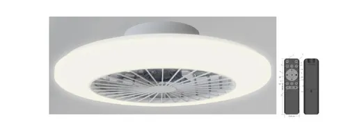 Philips Lighting Amigo Deckenventilator 20 W - 42W, 490mm x 137mm, mit Fernbedienung und SceneSwitch für individuelle Lichtatmosphäre
