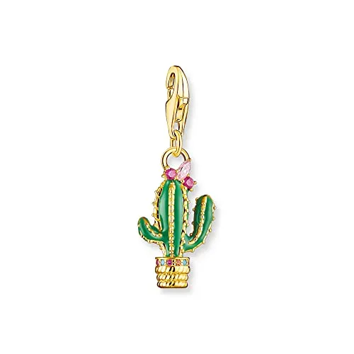THOMAS SABO Charm Anhänger 3D-Sonne in gold von THOMAS SABO