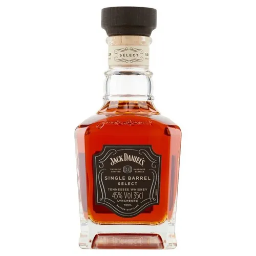 Jack Daniel's Single Barrel Select Tennessee Whiskey 0,35l, 45% Vol. - Premium Whisky aus Tennessee, intensiver Geschmack durch die Einzelfass-Abfüllung, perfekt für Whisky-Liebhaber und besondere Anlässe.