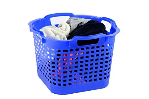 GreenLife Aufbewahrungskorb Uni-Korb 3 Stück blau in blau von GreenLife