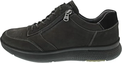 Waldläufer Bequem Wanderschuhe, Sportboden Gr. 10½, Grau - Hochwertige Wanderschuhe für Erwachsene, ideal für lange Wanderungen mit hervorragendem Komfort und Dämpfung.