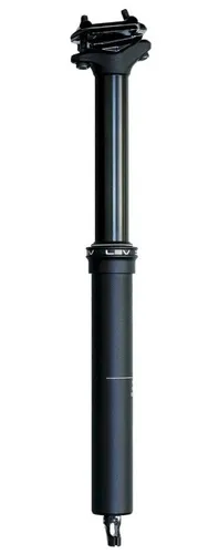 KIND SHOCK Sattelstütze LEV Integra Remote schwarz 27,2 mm - Hochwertige Sattelstütze mit Fernbedienung für präzise Höhenverstellung, ideal für anspruchsvolle Mountainbiker.