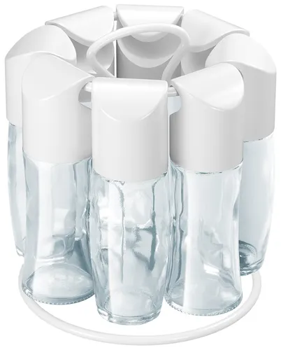 Metaltex Gewürzkarussell Spice-8 Set in weiß von Metaltex