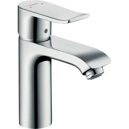 hansgrohe Metris 110 Waschtisch Armatur - Waschtischarmaturen mit ComfortZone 110, ideal für Durchlauferhitzer, 5 l/min Durchflussmenge, ohne Ablaufgarnitur für flexibles Design.