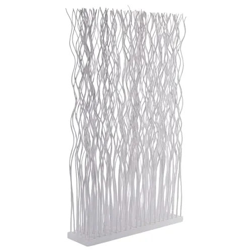 CREEDWOOD RAUMTEILER Kinki | 110x70x17cm - Paravants & Raumteiler aus Weidenholz, kunstvoll verarbeitet mit Curleffekt. Ideal zur optischen Abtrennung von Wohnräumen und als dekoratives Highlight.
