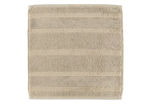 Cawö Handtuch Noblesse Uni 1002 sand in braun von Cawö