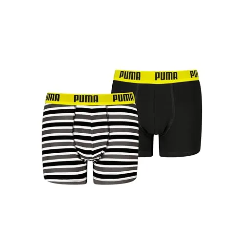 Puma Boys Everyday Striped Boxers 2P