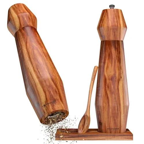 Wolfgangs Salz und Pfeffermühle Groß aus Holz