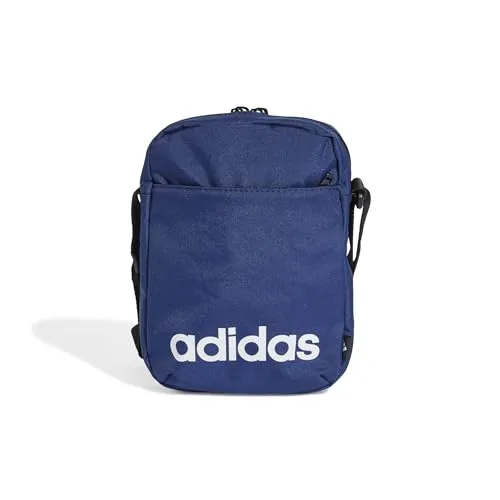 adidas Unisex LINEAR Organizer, Dark Blue/White, One Size