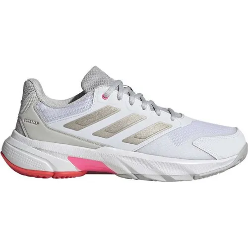 ADIDAS Courtjam Control 3 Damen Tennisschuhe Hartplatz - Tennisschuhe mit dämpfender Technologie für optimalen Komfort und einer langlebigen Gummisohle für besten Grip auf Hartplätzen.