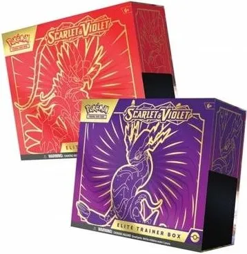 Pokémon TCG: SV01 - Elite-Trainer-Box - Sammelkarten – Enthält 9 Boosterpacks, eine holografische Promokarte und umfangreiches Zubehör für das Pokémon TCG. Perfekt für Spieler und Sammler!