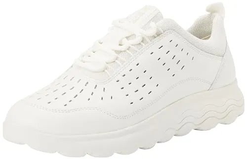Geox Damen D Spherica D Sneakers, Weiß, 37 EU