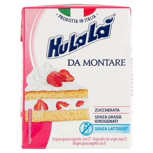 Hulalà Panna da Montare Sahne zu montierendes Pflanzliche Schlagsahne 200ml