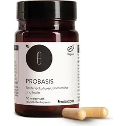 Medicom ProBasis Kapseln mit Milchsäurebakterien und Vitamin B2, 60 Stück
