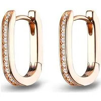 JETTE Creolen ENDLESS 88160908 aus 925er Silber von JETTE