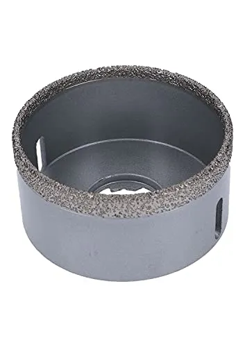 Bosch PRO Ceramic Trockenbohrkrone für Winkelschleifer X-Lock - Fliesen- & Glasbohrer, ideal für präzises Trockenbohren in Mauerwerk und verschiedene Baumaterialien mit Ø 83 mm für effizientes Arbeiten.