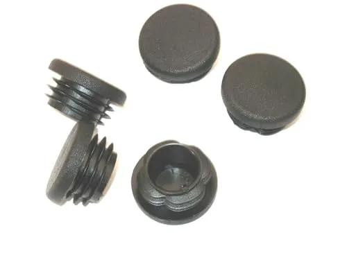 Lamellenstopfen Rundrohrstopfen Ø 35 mm (Außen) Stopfen SCHWARZ 25 x