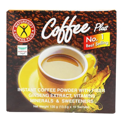 Coffee Plus Instant Coffee mit Ginseng Extrakt 135g