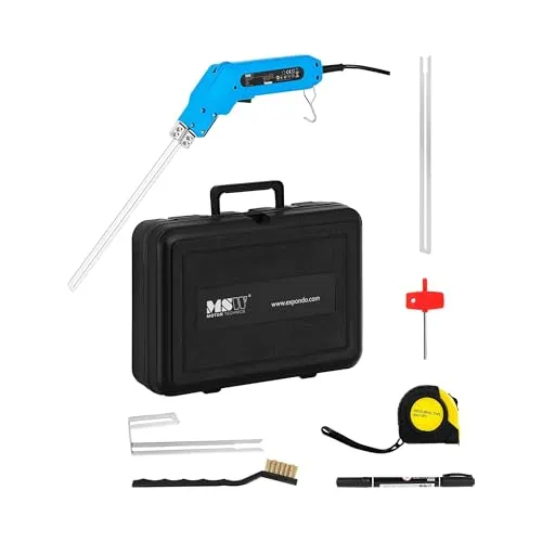 MSW Styroporschneider 250 W – Heißdrahtschneider für präzises Styroporschneiden - Drahtschneider für sauberes Schneiden von Styroporplatten bis 250 mm Stärke. Mit umfangreichem Zubehör und schneller Aufheizzeit – ideal für Profis und DIY-Enthusiasten.