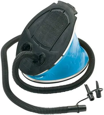 Bo-Camp Fußpumpe, 5 Liter, schwarz/blau