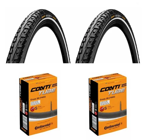 CONTINENTAL RIDE TOUR Fahrradreifen 2x Drahtreifen 32-622 (28x1 1/4x1 3/4) - Robuste Drahtreifen für sicheres Radfahren, ideal für Touren und Freizeit. Exzellente Pannensicherheit und Langlebigkeit für unbeschwerten Fahrspaß.