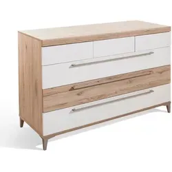 Paidi Wickelkommode Remo in Holzoptik Eiche Bordeaux