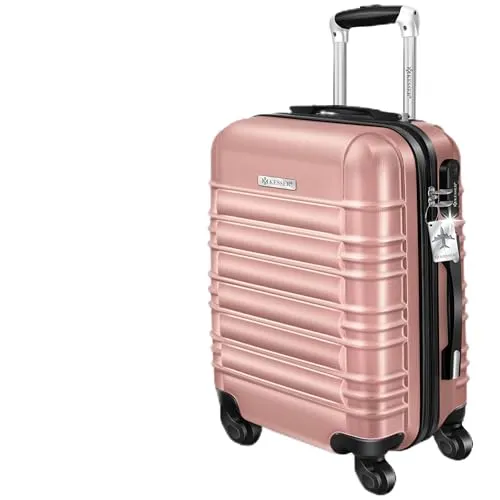 KESSER® Hartschalen Reisekoffer mit Zahlenschloss und Kofferwaage